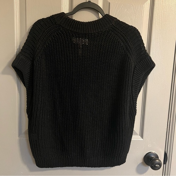 Apiece Apart Black Knit Crew Neck Sweater - Picture 4 of 5